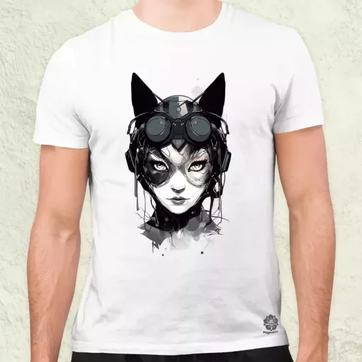 Kawaii macskalány v3 férfi póló