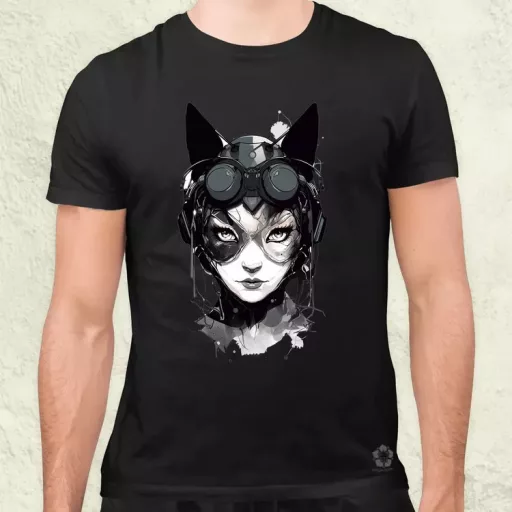 Kawaii macskalány v3 férfi póló