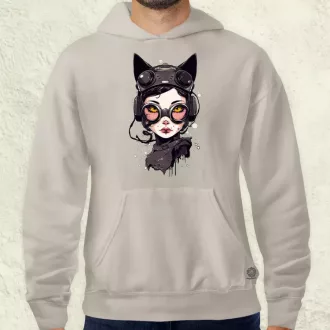 Kawaii macskalány v4 férfi pulóver