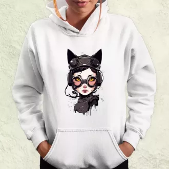Kawaii macskalány v4 női pulóver