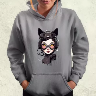 Kawaii macskalány v4 női pulóver