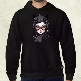 Kawaii macskalány v4 férfi pulóver
