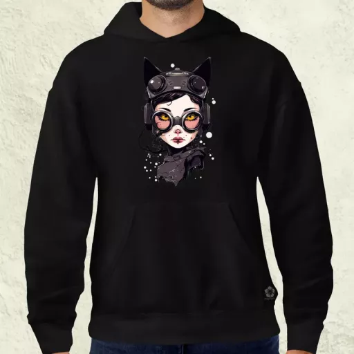 Kawaii macskalány v4 férfi pulóver