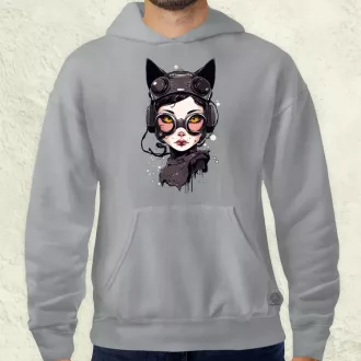 Kawaii macskalány v4 férfi pulóver