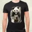 Lány és Panda v1 férfi póló