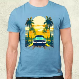 Kubai nyaralás v2 férfi póló