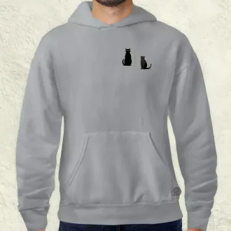 Minimál cicák zseb v1 férfi pulóver