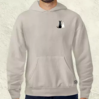 Minimál cicák zseb v2 férfi pulóver