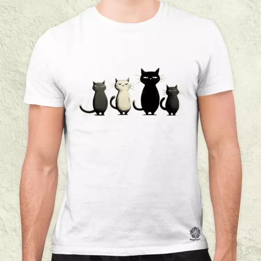 Négy barát férfi póló