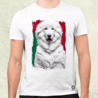 Magyar kutyák kuvasz férfi póló