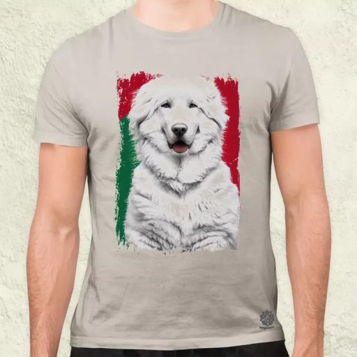 Magyar kutyák kuvasz férfi póló