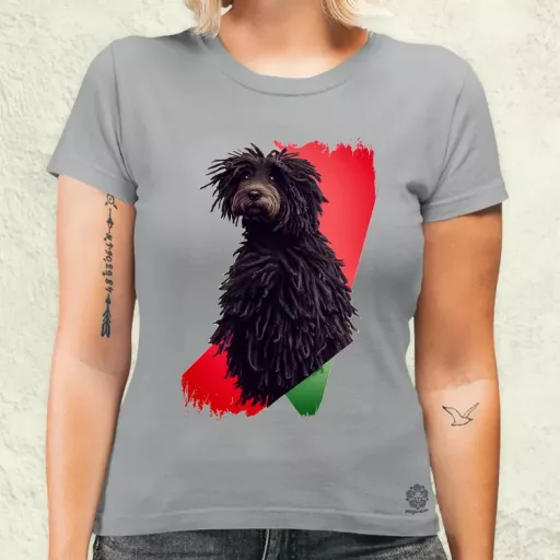 Magyar kutyák puli női póló