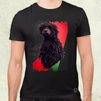 Magyar kutyák puli férfi póló
