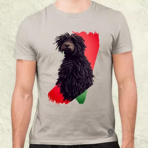 Magyar kutyák puli férfi póló