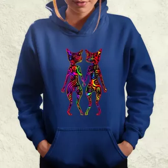 DMT művészet cicák v2 női pulóver