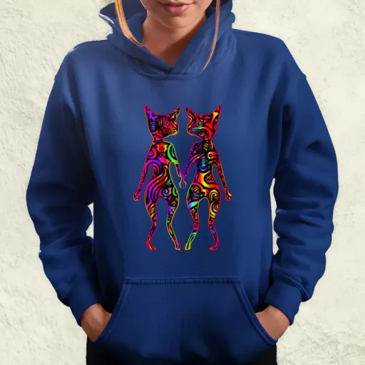 DMT művészet cicák v2 női pulóver