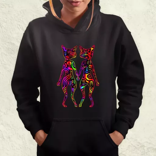 DMT művészet cicák v2 női pulóver