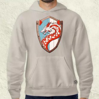 Jörmungandr pajzs férfi pulóver