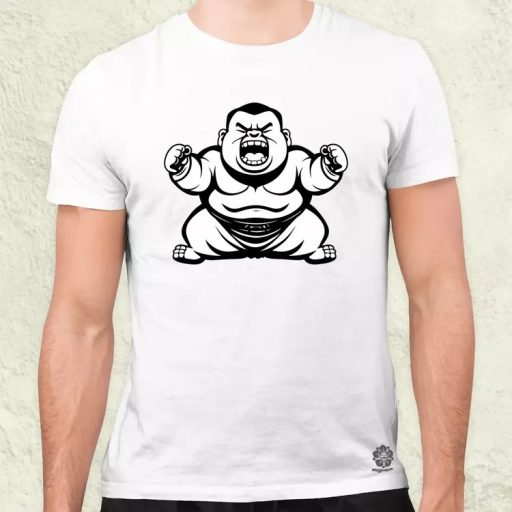 Minimál szumó v2 férfi póló