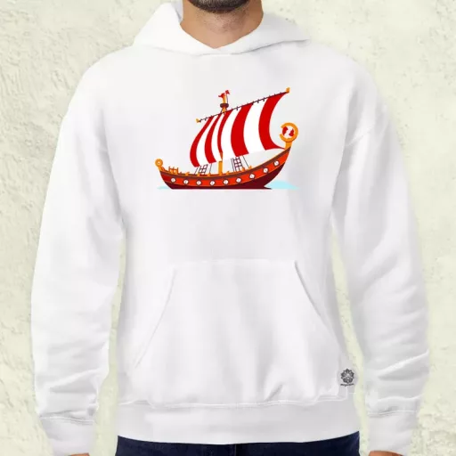 Viking hosszúhajó v2 férfi pulóver