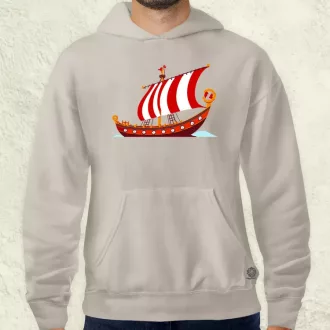 Viking hosszúhajó v2 férfi pulóver