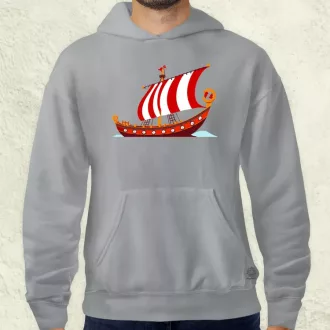 Viking hosszúhajó v2 férfi pulóver