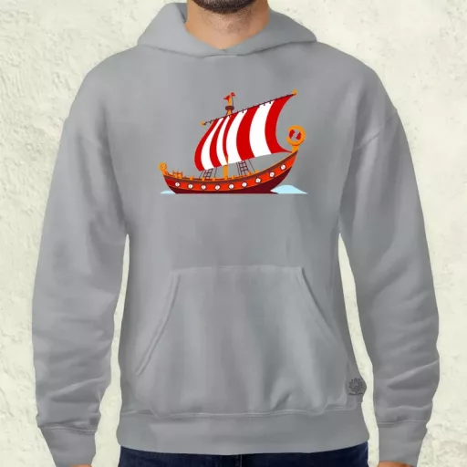 Viking hosszúhajó v2 férfi pulóver