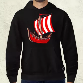 Viking hosszúhajó v3 férfi pulóver
