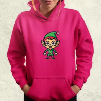 Boldog karácsonyi manó második testvér női pulóver