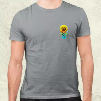 Napraforgó zseb férfi póló