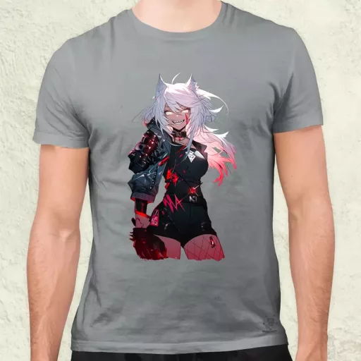 Anime macskalány v3 férfi póló