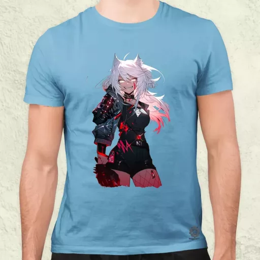 Anime macskalány v3 férfi póló