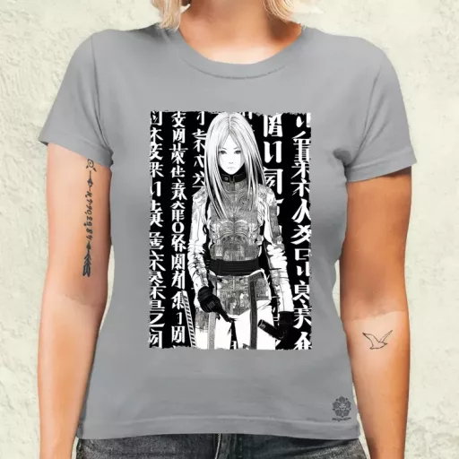 Cyberpunk manga lány v1 női póló