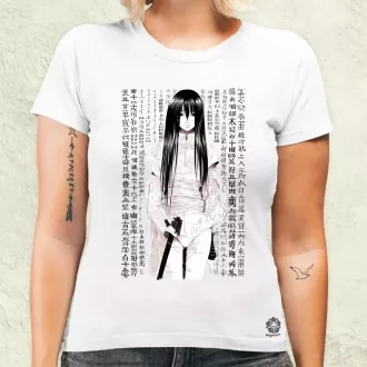 Cyberpunk manga lány v4 női póló