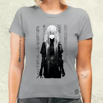 Cyberpunk manga lány v5 női póló