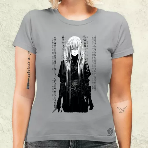 Cyberpunk manga lány v5 női póló
