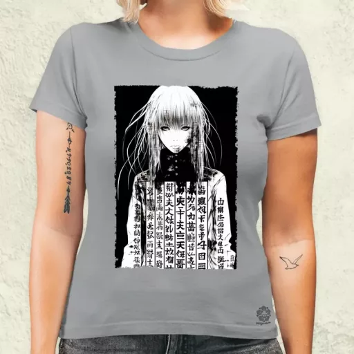 Cyberpunk manga lány v8 női póló
