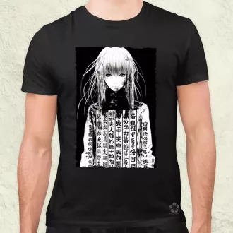 Cyberpunk manga lány v8 férfi póló