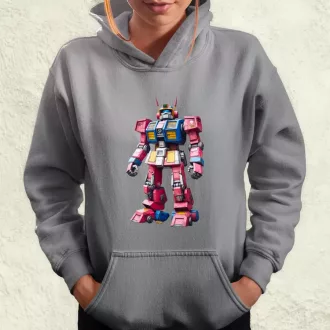 Pink mecha női pulóver