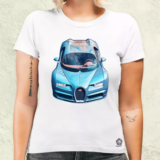 Trompe-l’œil Bugatti v3 női póló