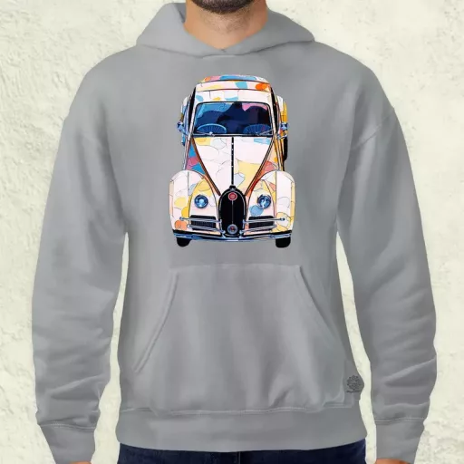 Trompe-l’œil Bugatti v5 férfi pulóver