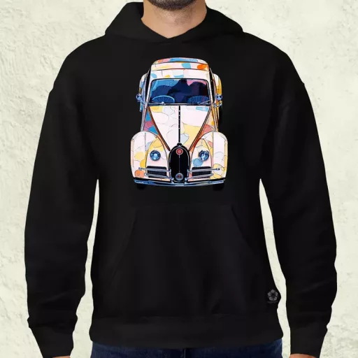 Trompe-l’œil Bugatti v5 férfi pulóver