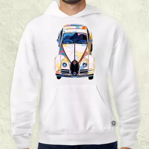 Trompe-l’œil Bugatti v5 férfi pulóver
