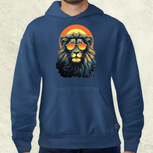 Vintage oroszlán v3 férfi pulóver