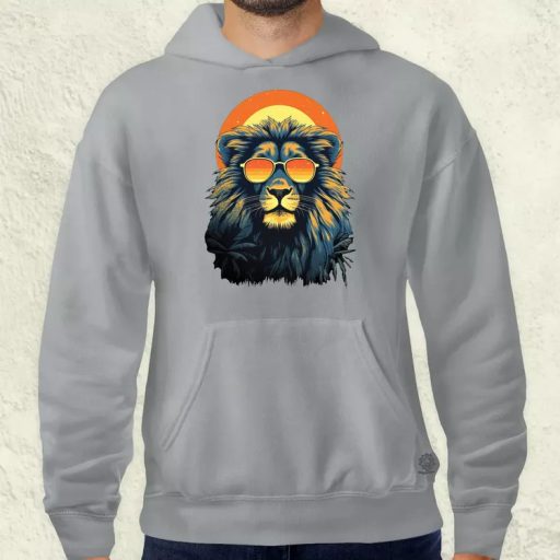 Vintage oroszlán v3 férfi pulóver