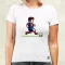 Messi labdával pixelart női póló