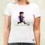 Messi labdával pixelart női póló