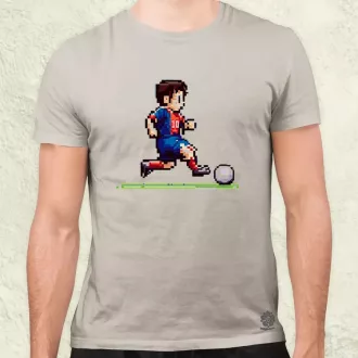 Messi labdával pixelart férfi póló