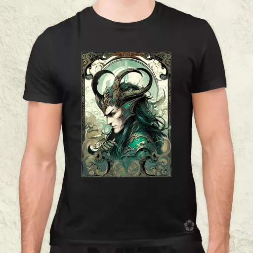Kártya fantázia Loki v1 férfi póló