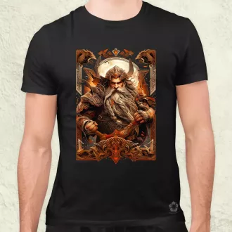 Kártya fantázia Odin v2 férfi póló